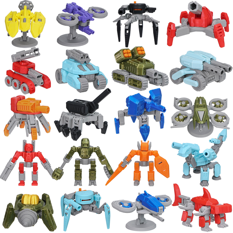 Drone 3D Modeling - Mainan Seri Tank Mecha Drone Mesin
