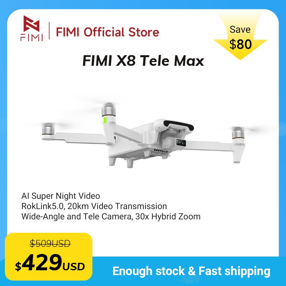 Drone Thermal Imaging - FIMI X8 Tele Max Drone Baru