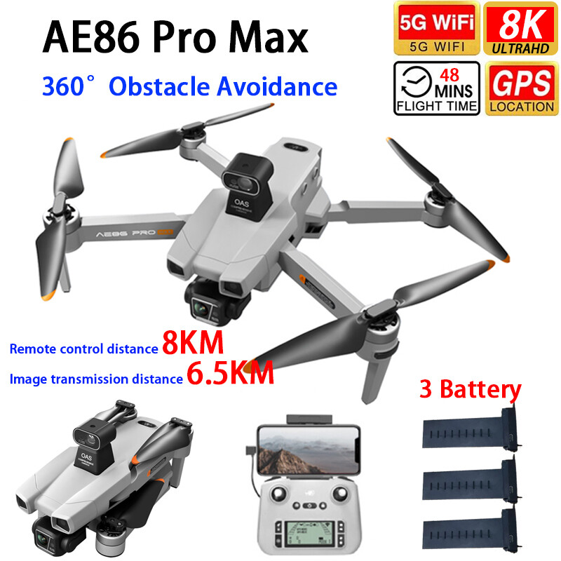 Drone Multispectral - AERC AE86ProMax Drone Profesional GPS 5G