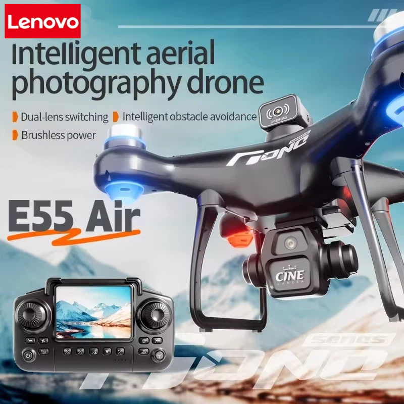 Drone Video Production - Lenovo E55 Drone Mini Dual Camera