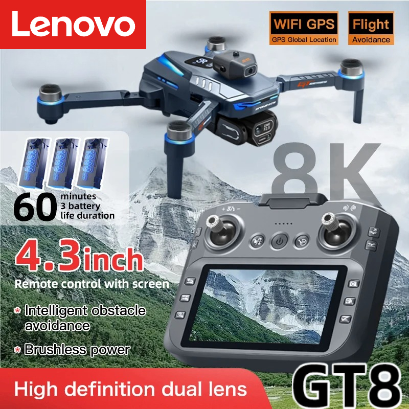 Drone Mapping - Drone Lenovo GT8 8K Profesional Kamera