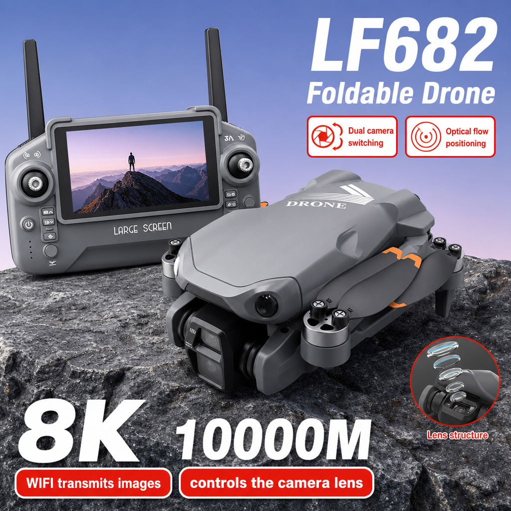 Drone Mapping - Foto Udara Drone LF682 8K HD