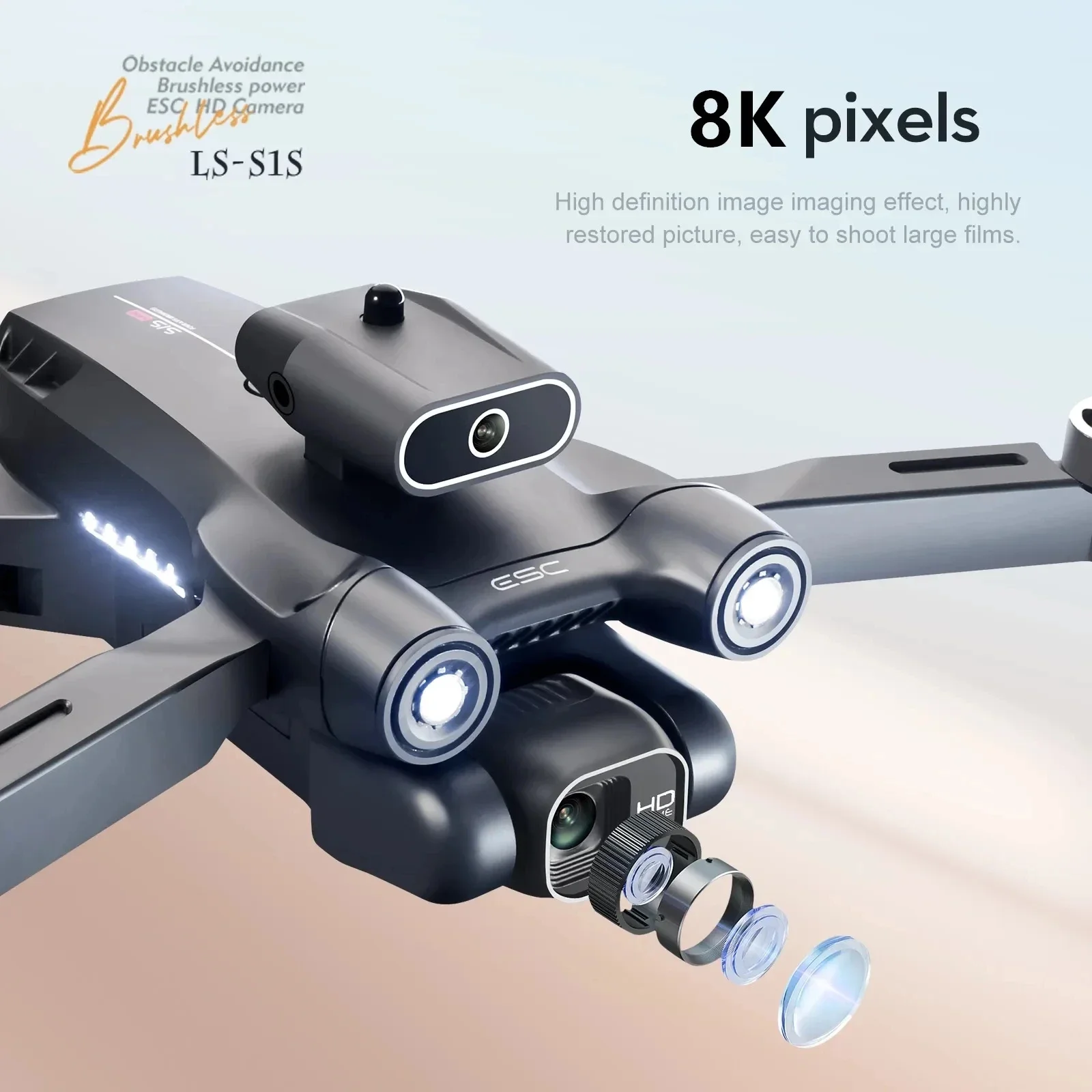 S1S Drone kamera GPS 5G 8K pro - Drone Cinematic ulasan dan harga