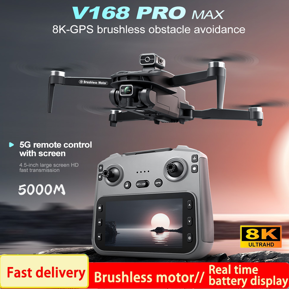 Drone GPS 2025 V168 Pro MAX Ka - Drone Surveying ulasan dan harga