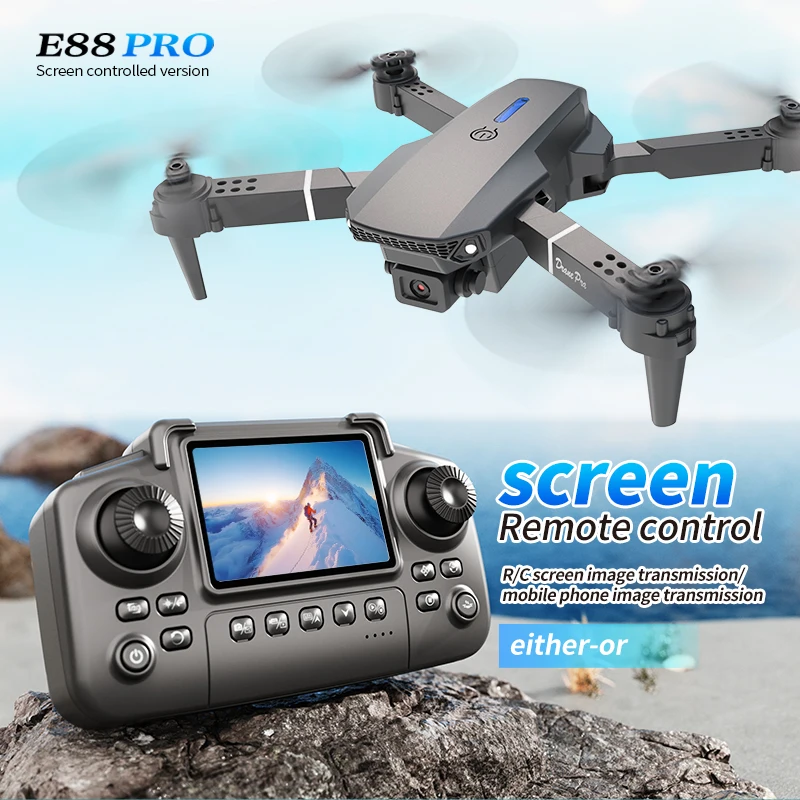 Drone E88 PRO Profesional deng - Drone Cinematic ulasan dan harga