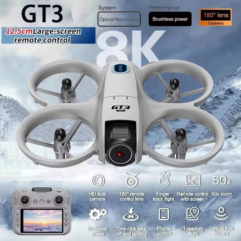 Drone GT3 Baru Asli 8K GPS WIF - Drone Mapping ulasan dan harga