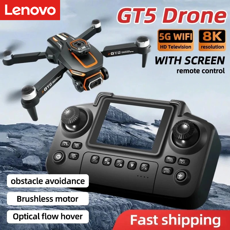 Drone Mini Lenovo GT5 4K HD le - Drone Video Production ulasan dan harga