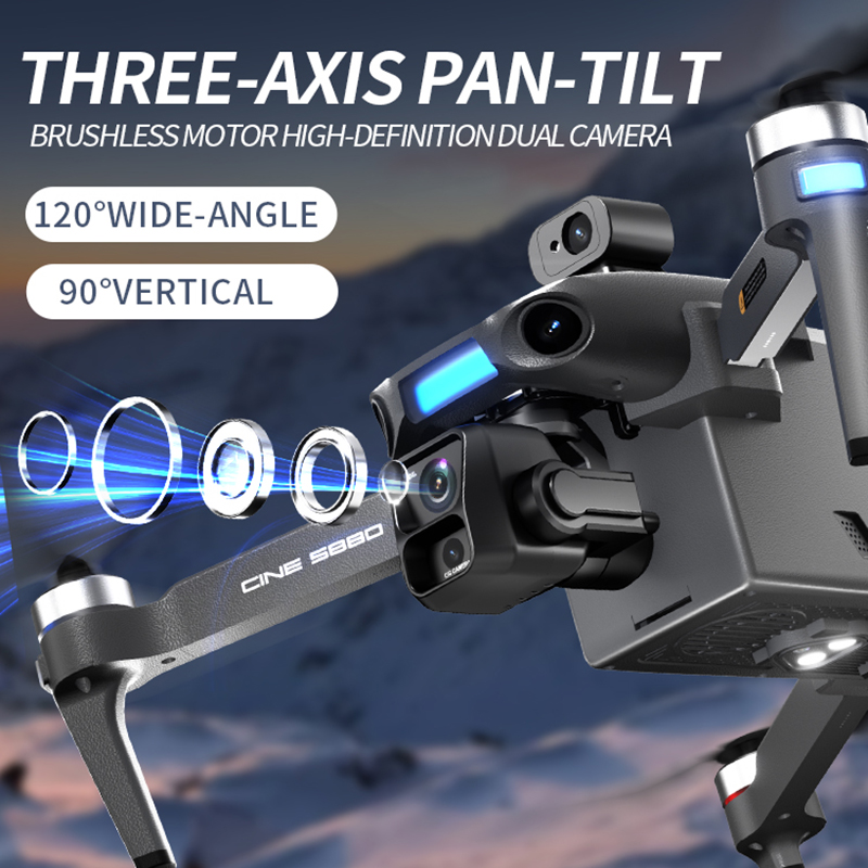 Drone Kamera Ganda 8K Baru 202 - Drone Cinematic ulasan dan harga
