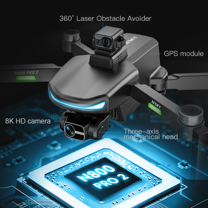 N800 PRO 2 Drone GPS Profesion - Drone Multispectral ulasan dan harga