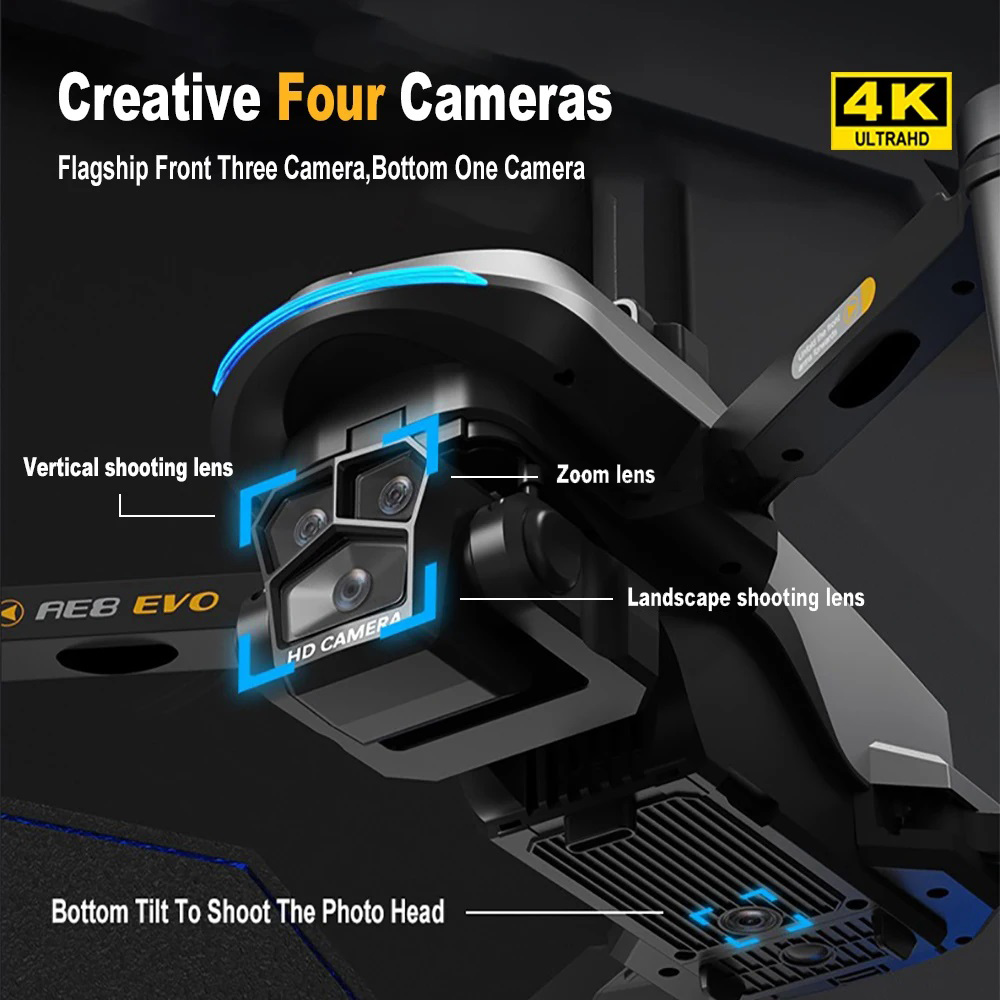 Drone AE8 EVO 4K Profesional 5 - Drone Mapping ulasan dan harga