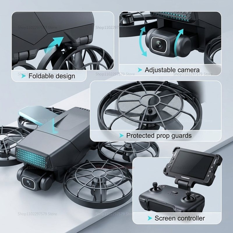 Drone Baru M8 GPS 8K Profesion - Drone Lidar ulasan dan harga