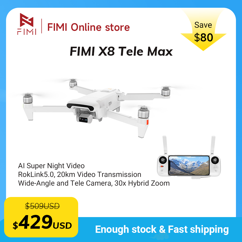 Drone FIMI X8 Tele Max 4K Prof - Drone Thermal Imaging ulasan dan harga