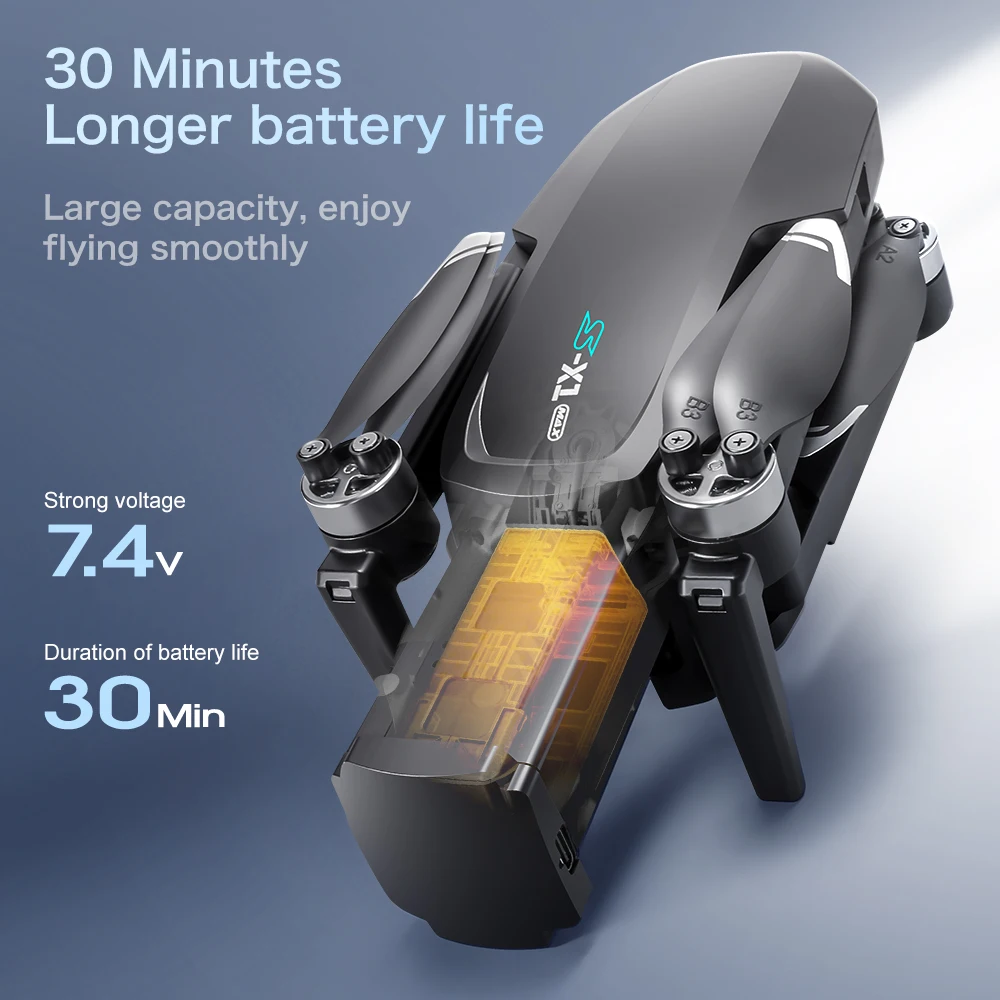 Baterai Drone GPS S-X1 MAX 7.4 - Drone Mapping ulasan dan harga