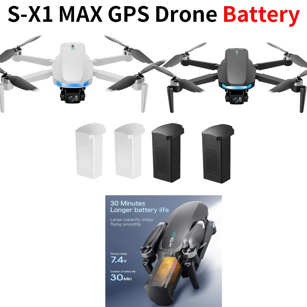 Baterai Drone GPS S-X1 MAX 7.4 - Drone Mapping ulasan dan harga